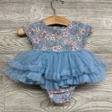 Ribbed Tutu Bodysuit Stitch 0-3M