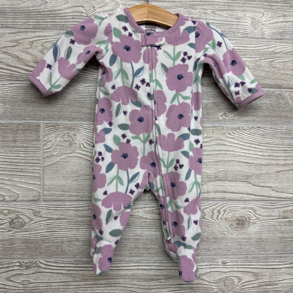 Blanket Sleeper Flowers 0-3M