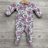 Blanket Sleeper Flowers 0-3M