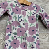 Blanket Sleeper Flowers 0-3M