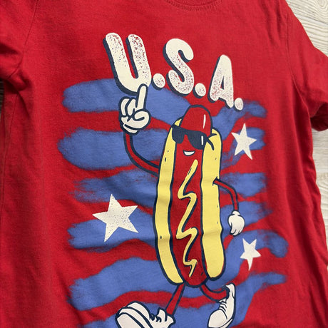 Shirt USA Hot Dog 4t