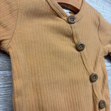 Ribbed Bodysuit Buttons 0-3M