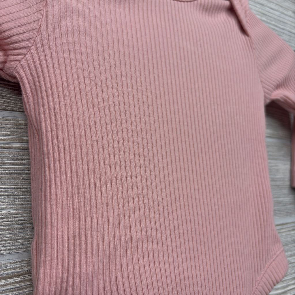 Ribbed LS Bodysuit 0-3M