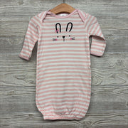 Gown Stripped Rabbit 0-6M