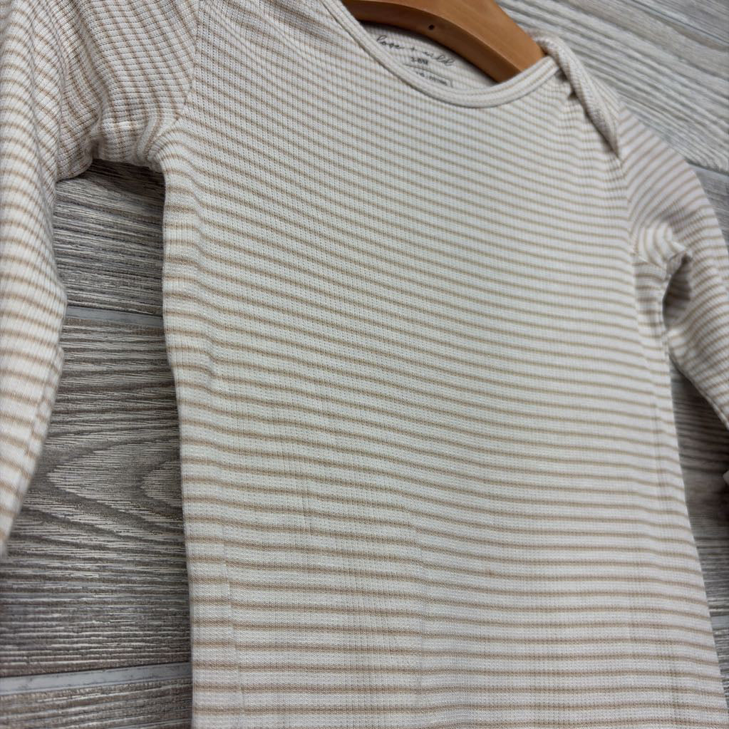 Bamboo Gown Stripes 3-6M