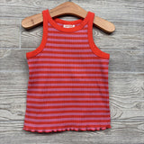 Ribbed Tank Top Lettuce Trim 4t