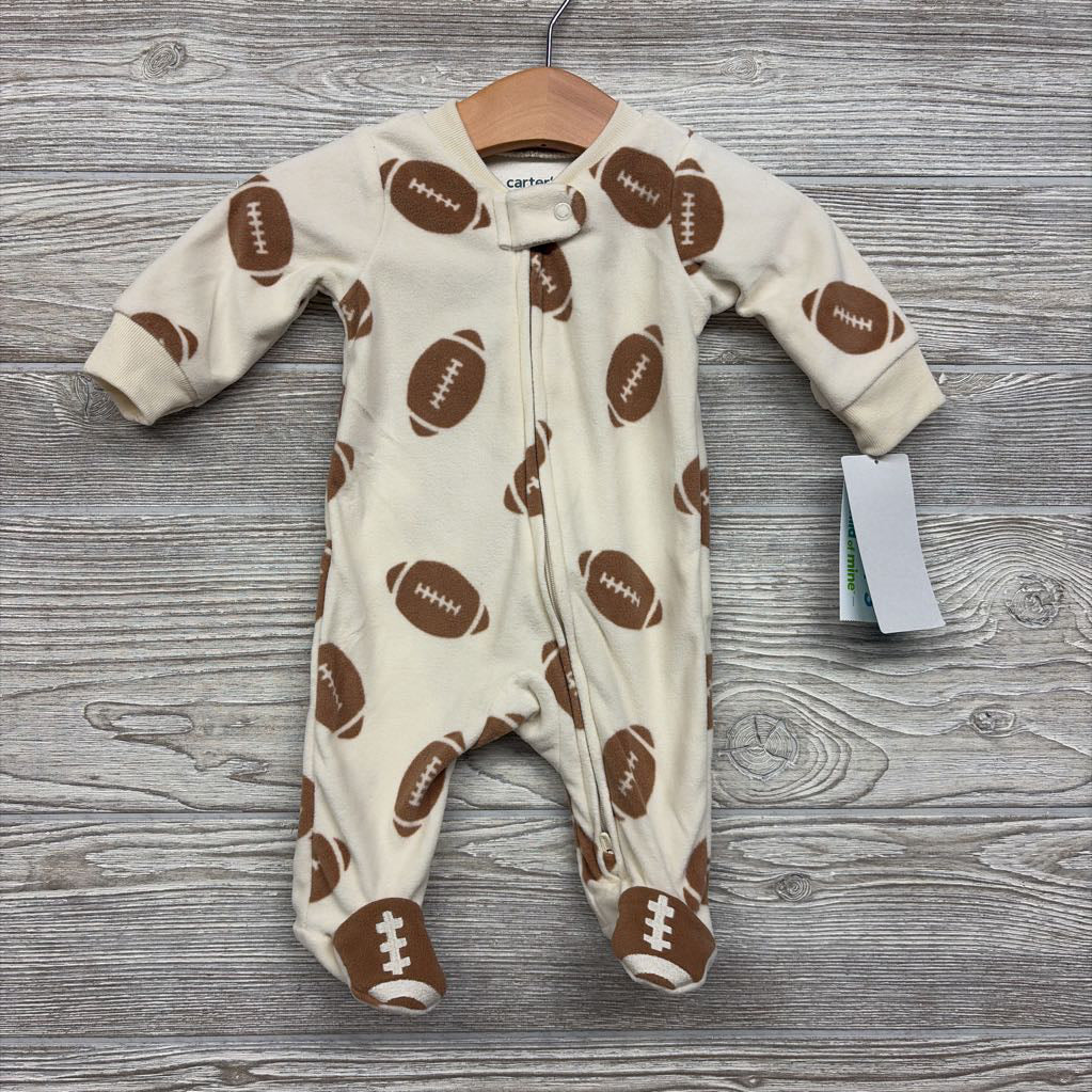 NEW Blanket Sleeper Footballs NB