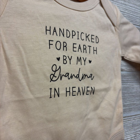 LS Bodysuit Handpicked For Earth By My Grandma Nb
