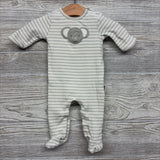 Ribbed Organic Outfit Elephant 0-3M