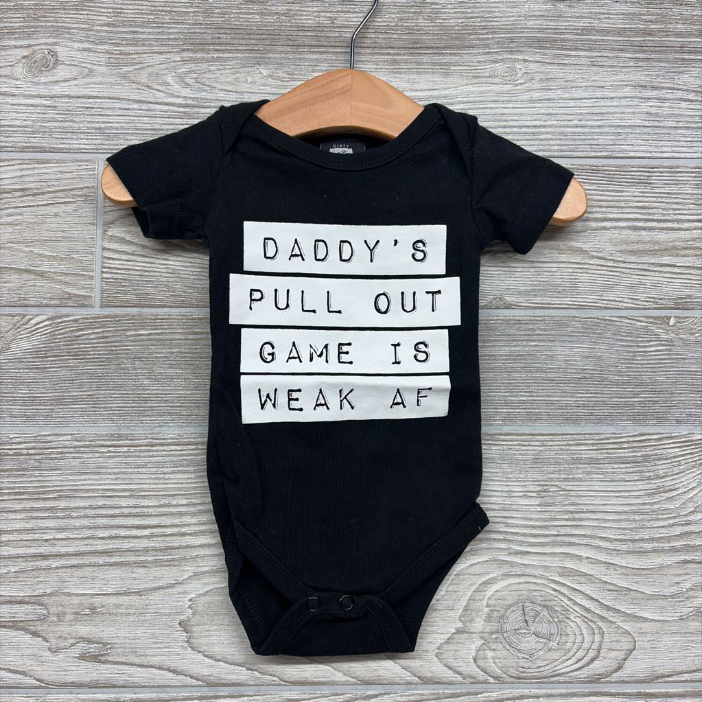 Bodysuit Daddy's Pull Out Game Is Weak AF 3-6M