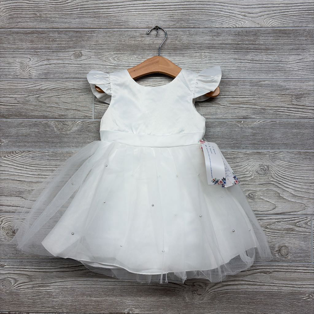NEW Tulle Dress Pearls 12M