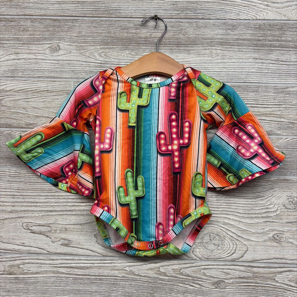 Bodysuit Stripes & Cactus 3-6M