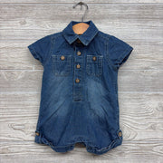 Denim Shorty Outfit 3-6M
