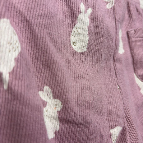 Ribbed Bodysuit Rabbits & Pants 18M