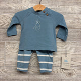 NEW Shirt Dog & Striped Pants 0-3M