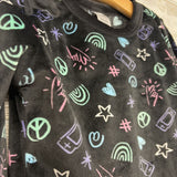 2 Pc Plush Pj Stars, Rainbows 8