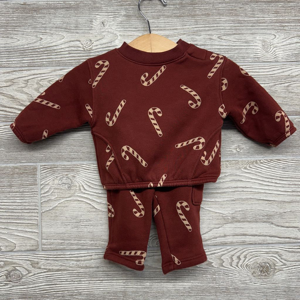 Crewneck & Cargo Sweatpants Candy Canes 3M