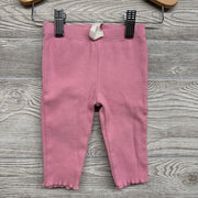Ribbed Pants Lettuce Trim 6M