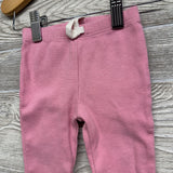 Ribbed Pants Lettuce Trim 6M