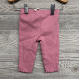 Ribbed Pants Lettuce Trim 6M