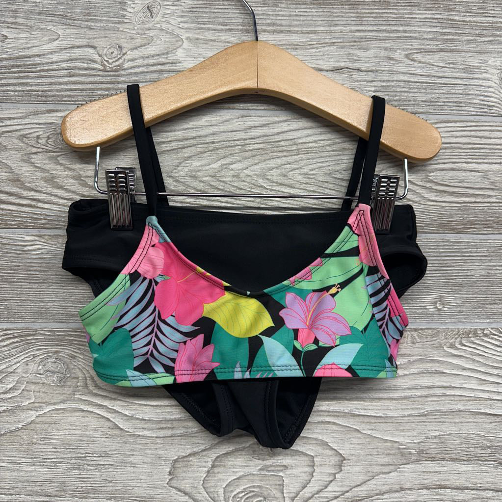 2 Pc Swimsuit Flowers 8