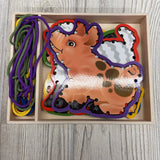 Lace & Trace Activity Set Farm Animals