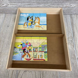3 Pc Wooden Puzzle Set