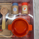 Mini Cooking Wooden Playset