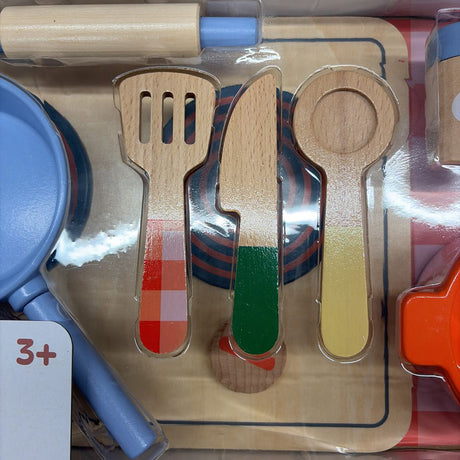 Mini Cooking Wooden Playset