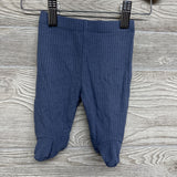 LS Ribbed Side Snap Shirt & Footed Pants NB