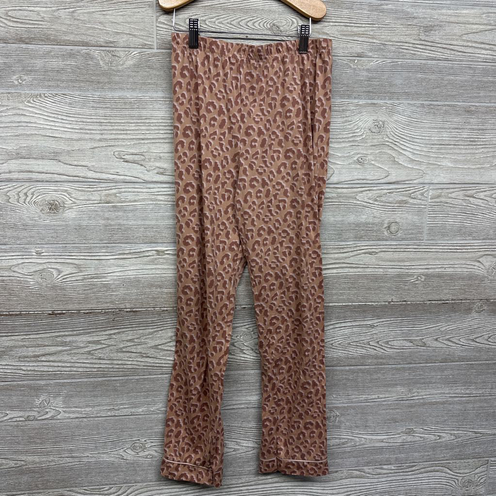 2 Pc LS Button Up PJs Animal Print 10-12