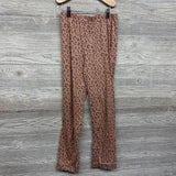 2 Pc LS Button Up PJs Animal Print 10-12