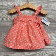 NEW Smocked Tank Top & Shorts Flowers 12M