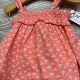 NEW Smocked Tank Top & Shorts Flowers 12M