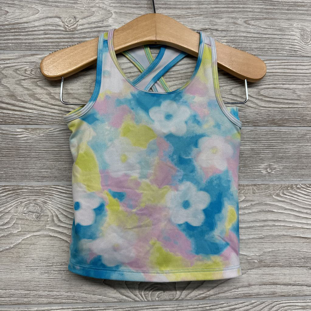 Active Tank Top & Shorts Tie Dye Flowers 12M