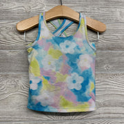 Active Tank Top & Shorts Tie Dye Flowers 12M