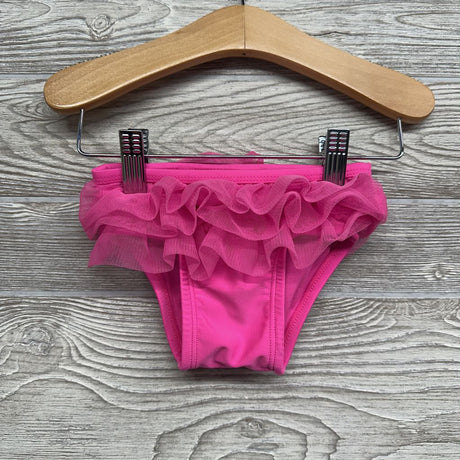 2 Pc Swimsuit Tulle Ruffles 12M