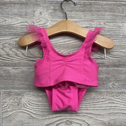 2 Pc Swimsuit Tulle Ruffles 12M