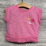 Sleeveless Shirt Seashells & Terry Shorts 12M