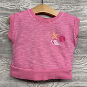 Sleeveless Shirt Seashells & Terry Shorts 12M