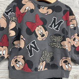 Crewneck & Ribbed Flare Pants Minnie Mouse 3T
