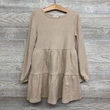 LS Ribbed Tiered Dress 6-7