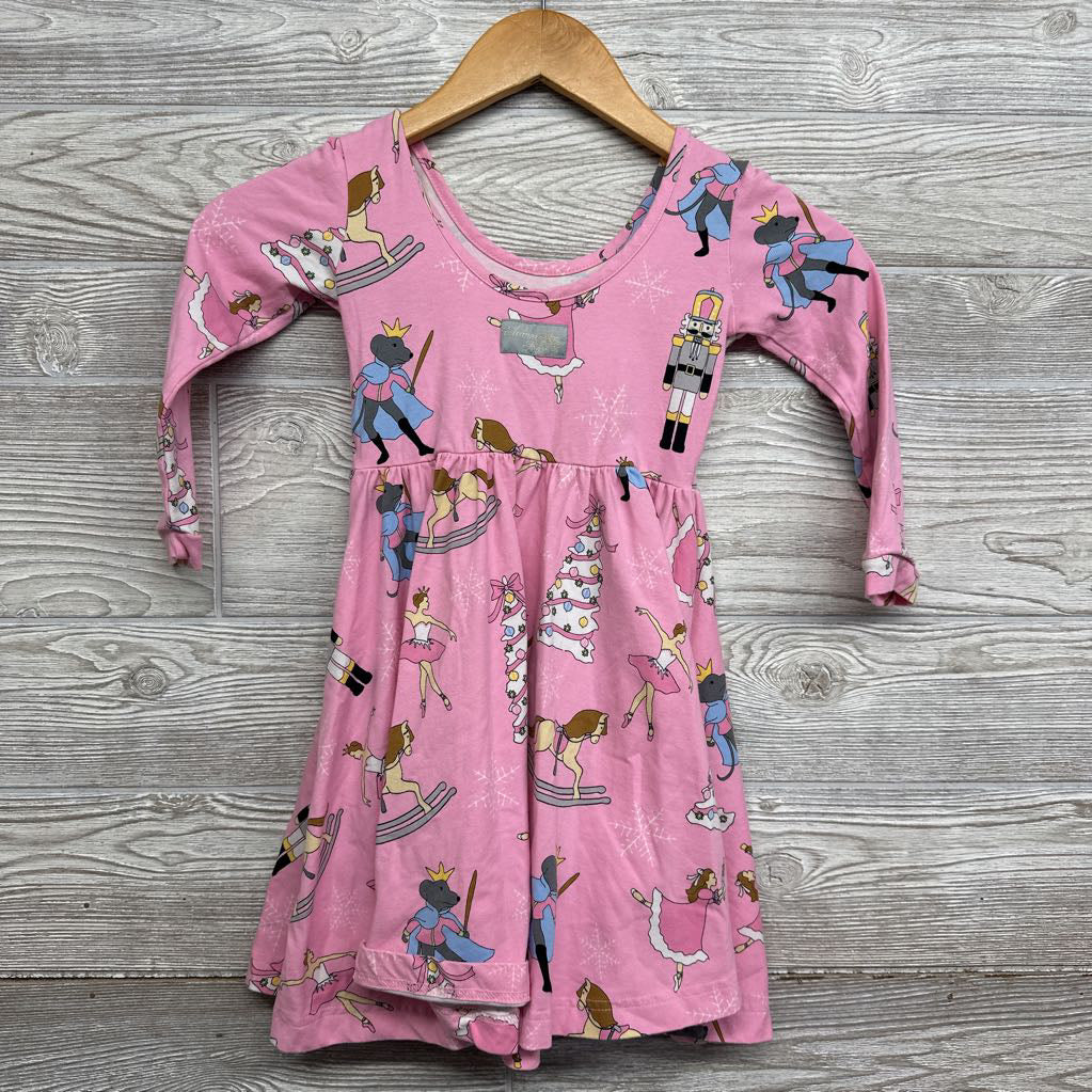 LS Joy Dress Ballerinas Rocking Horses 5-6