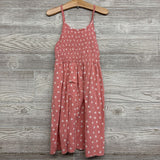 Smocked Tank Dress Flowers & Ribbed Shirt 6-6X