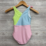NEW Swimsuit Stripes Bow Straps 6-6X