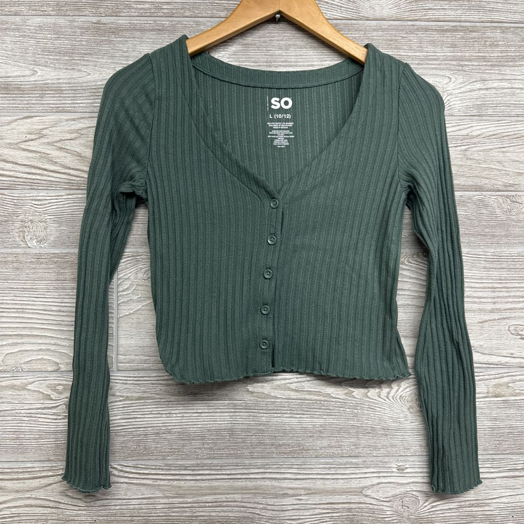 LS Ribbed Tank Top & Cardigan 10-12