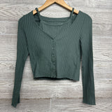LS Ribbed Tank Top & Cardigan 10-12