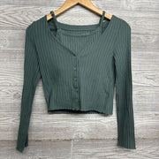 LS Ribbed Tank Top & Cardigan 10-12