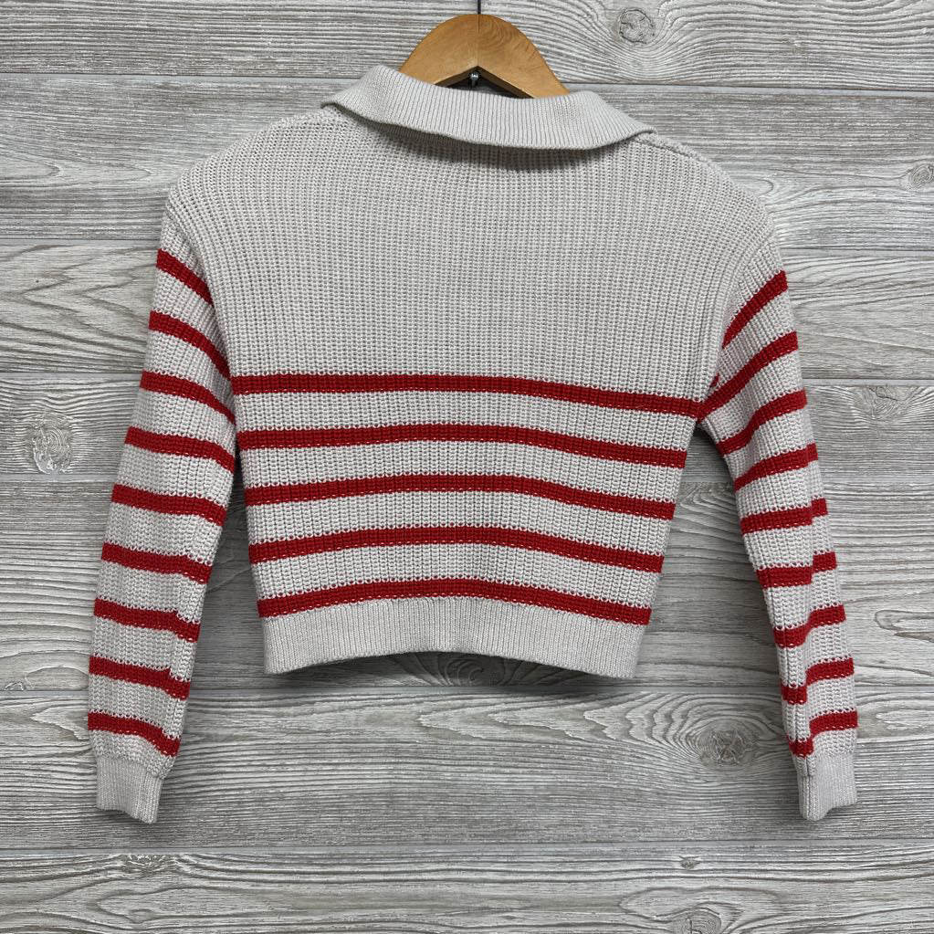 Striped 6-7Sweater W/ Collar