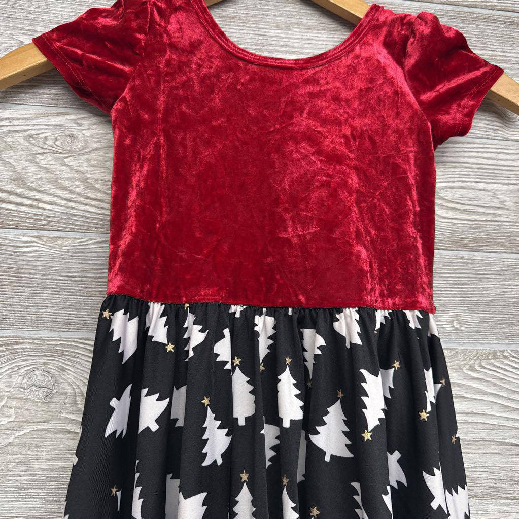 Velour Dress & Tree Skirt 5-6